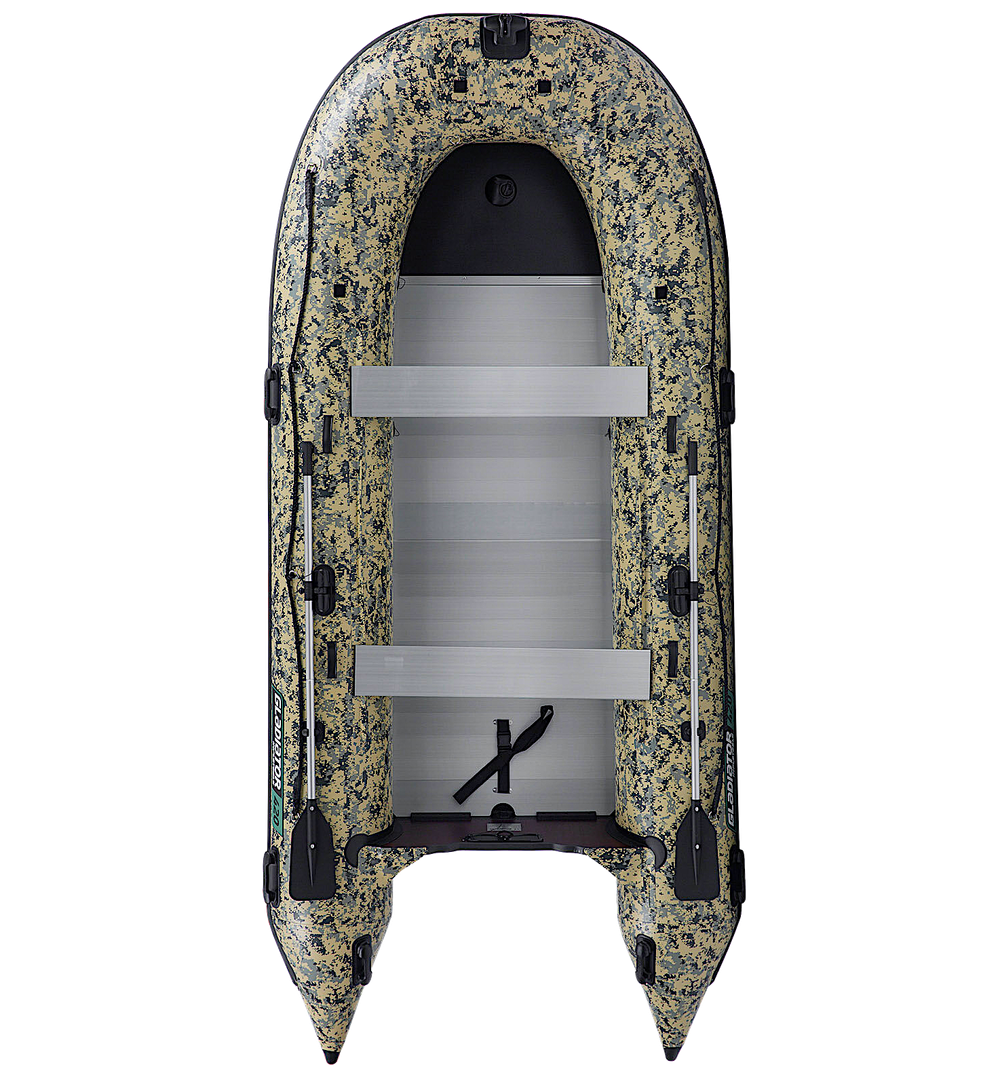 Лодка ПВХ Gladiator Active C420AL Camo с алюминиевым полом -
