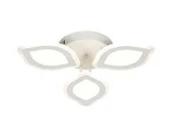 Люстра потолочная светодиодная Rilon 2582/3 WHITE, 45 Вт, белая