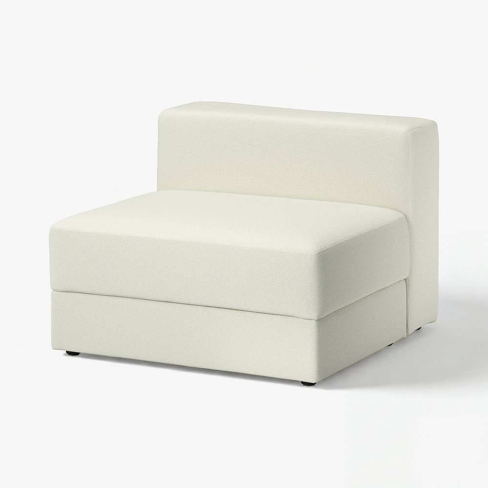 IKEA JÄTTEBO  (ИКЕА ЙЭТТЕБО)  -  Чехол на модуль 1,5-местный с ящиком — Аксвалль кремовый