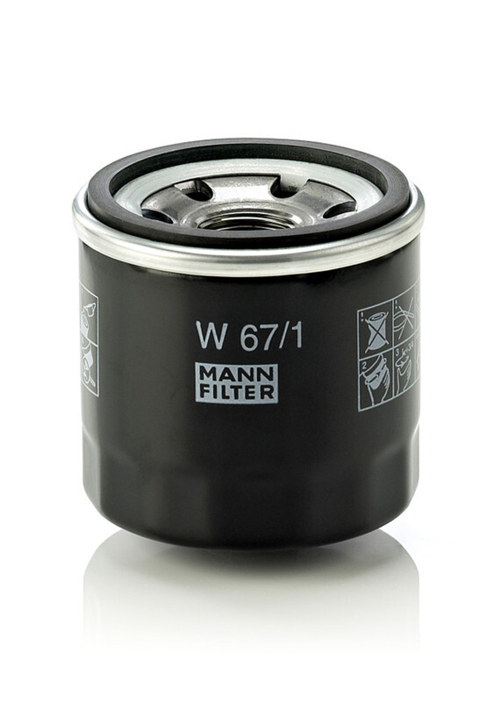 MANN-FILTER - W671-MNF - Oil Filter - Povrat artikla narucenog iz Njemacke nije moguc.