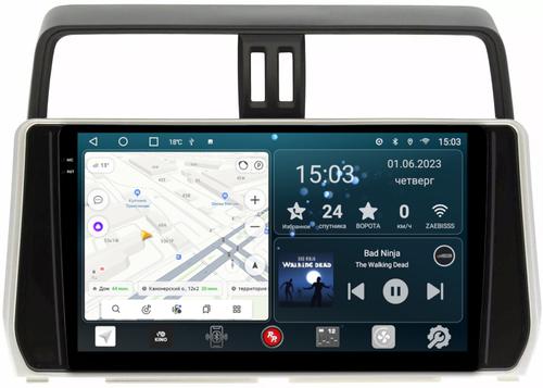 Магнитола для Toyota Land Cruiser Prado 150 2017-2023 - RedPower 365 Android 10, Быстрая, QLED+2K, CarPlay, SIM-слот