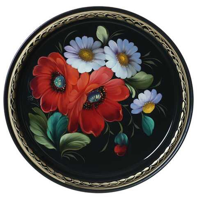 Zhostovo metal tray A5D051026199