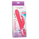 Коралловый вибромассажер-кролик с поступательными движениями California Exotic Novelties Enchanted Exciter SE-0649-20-3