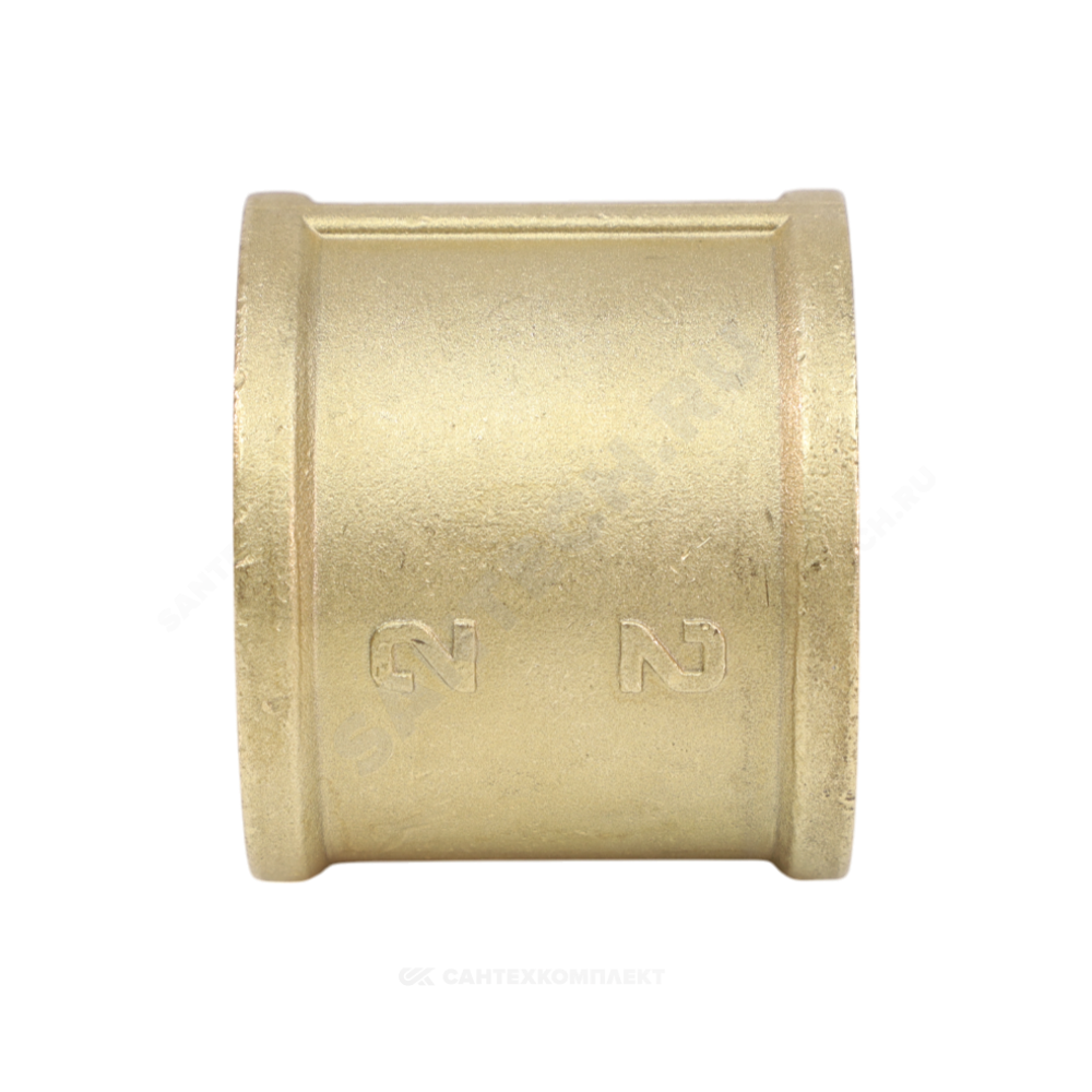 Муфта латунь Ду 15 (1/2") ВР/ВР VALFEX VF.170.L.012
