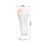 Мега-мастурбатор Flora вагина White 12 режимов вибрации BM-00900T48Z