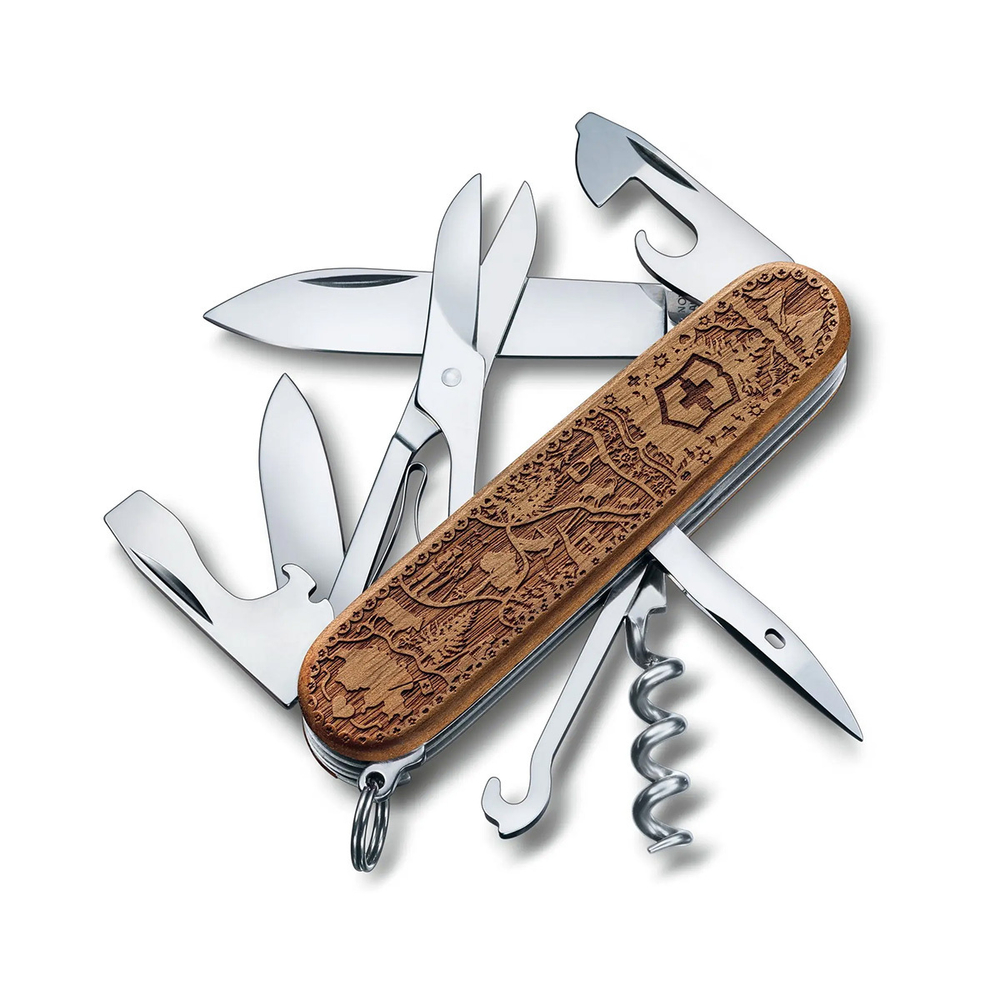 Мультитул Victorinox 1.3701.63L21 Climber Wood Swiss Spirit Special Edition 2021