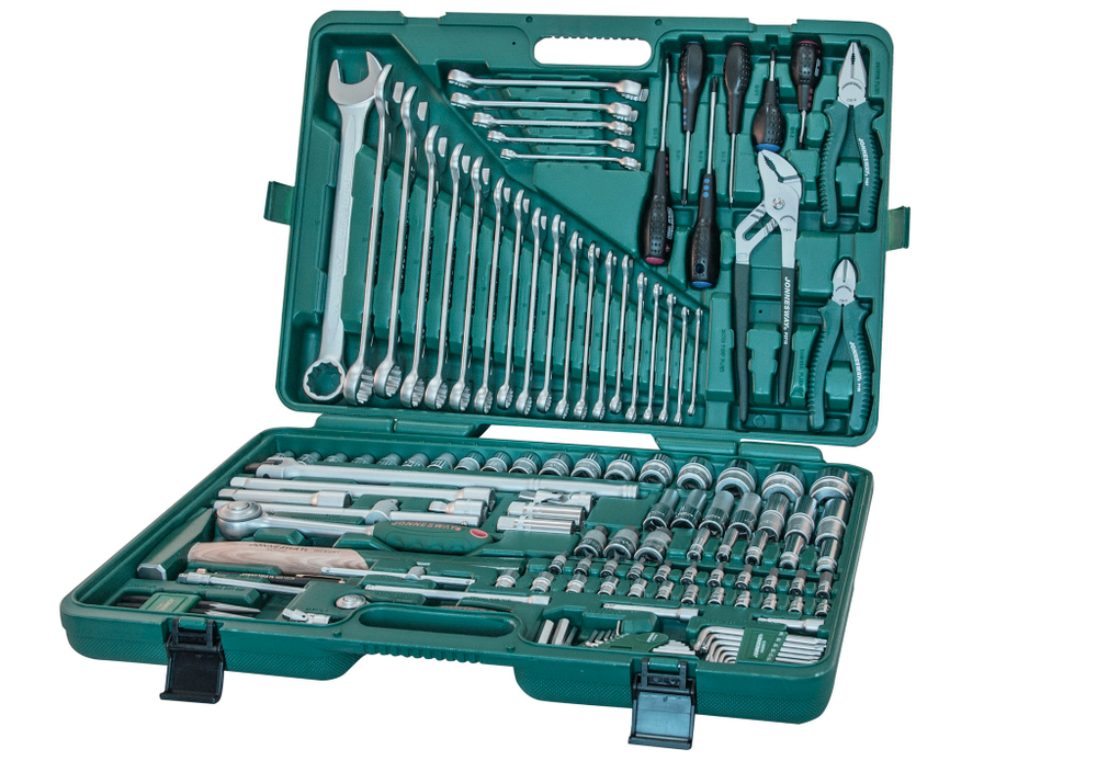 S04H524128S (S04H524128S18) Набор инструмента универсальный 1/4", 1/2"DR, 128 предметов