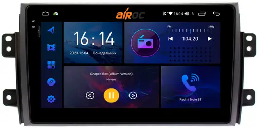 Магнитола для Suzuki SX4 2006-2014 - AIROC 2K RI-3502 Android 12, Быстрая, QLed+2K, CarPlay, SIM-слот