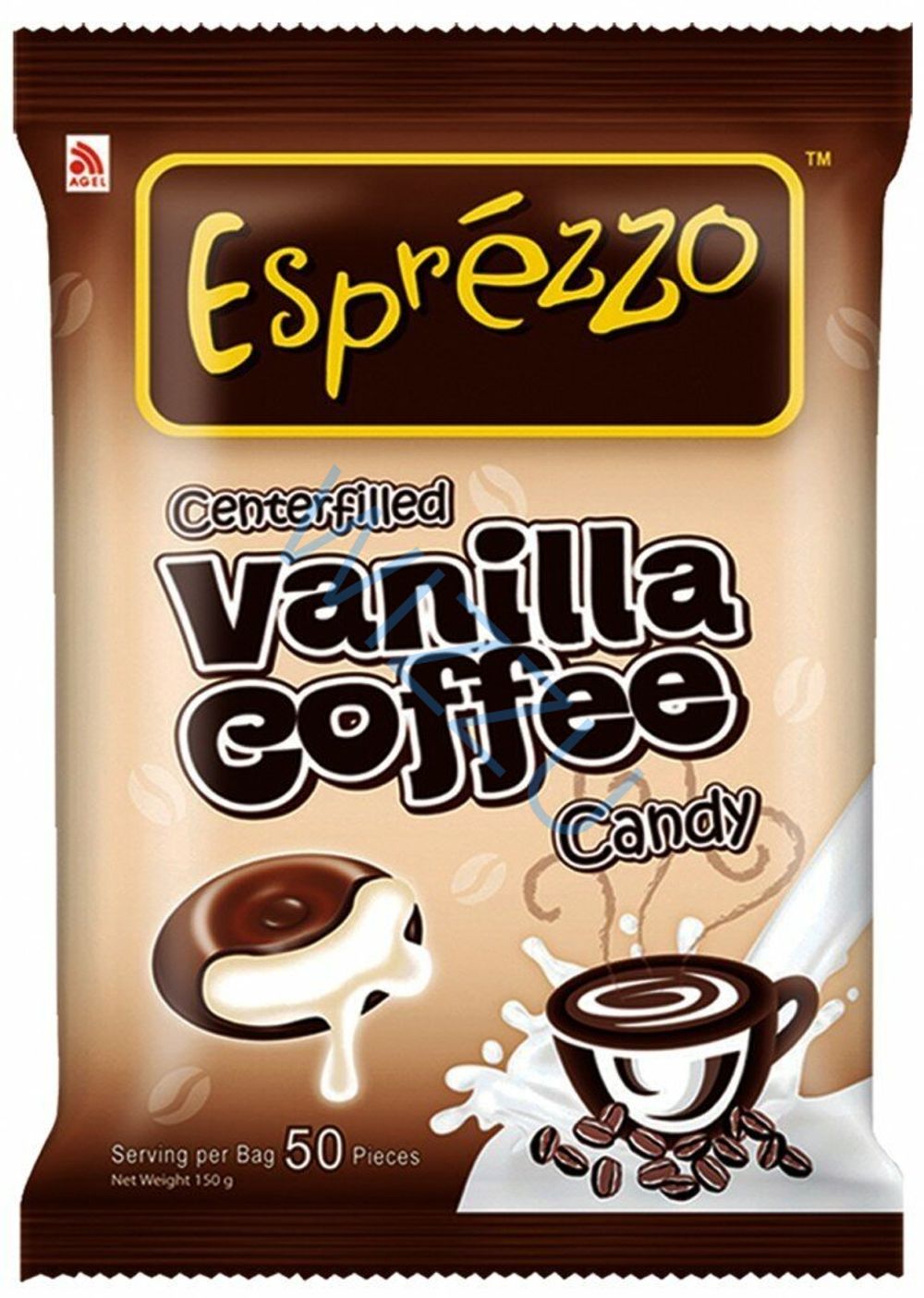 Леденцы кофейные с ванильной начинкой Esprezzo Vanilla Coffee Candy Полет, 150 г