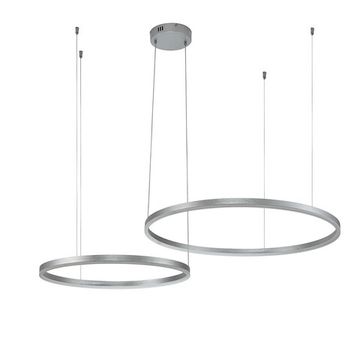 Подвесная люстра 105W 3000K-5500К V000012L 14001/2P Silver серебро Galass Indigo