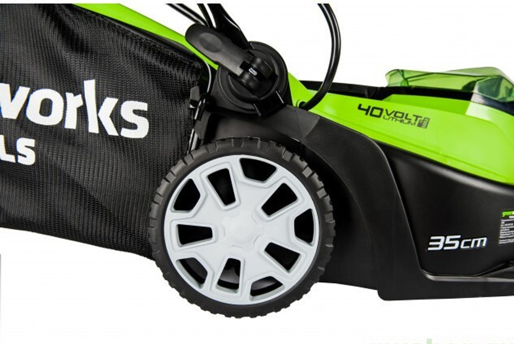 Аккумуляторная газонокосилка GREENWORKS G40LMK35K2 2501907UA