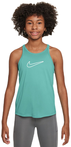 Футболка для девочки теннисная Nike Kids One Classic Dri-Fit Tank - небесный