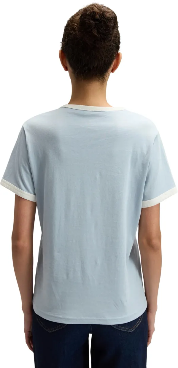 Футболка женская LEE RINGER TEE CONCRETE GRAY