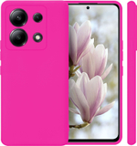 Мягкий Soft Touch чехол из силикона для XIAOMI REDMI NOTE 13 4G (не 5G,PRO!) с бархатной подкладкой