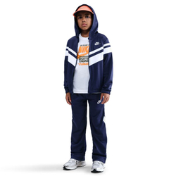 Детский спортивный костюм Nike Kids Sportswear Dri-Fit Hooded — midnight navy/white/white