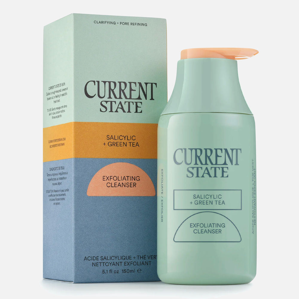 CURRENT STATE Обновляющий гель для умывания Salicylic + Green Tea Exfoliating Cleanser, 150 мл