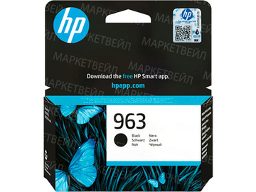 Картридж HP 963 (3JA26AE) для OfficeJet 9010/9012/9013/9014/9015 черный (1K)