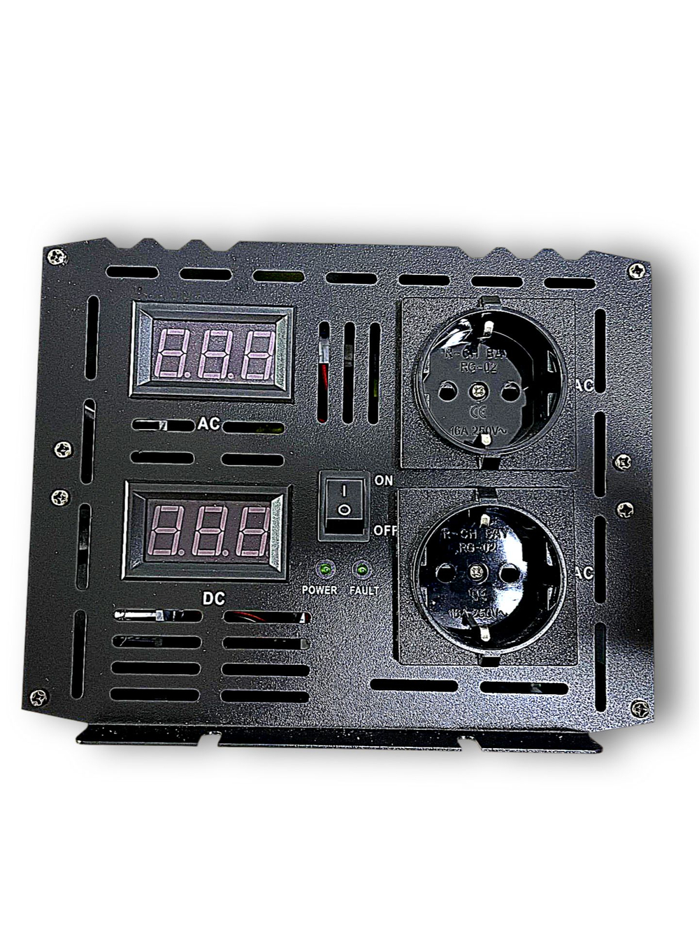 Инвертор 12V-220V 5000W ERO Иероглиф чистый синус серебристый Power Inverter