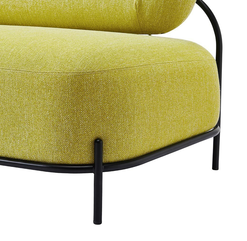 Диван SOFA 06-02 (2-х местный) желтый A652-21