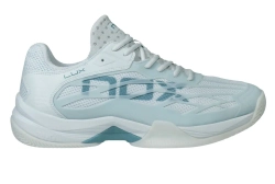 Женские кроссовки для padel NOX AT10 LUX - morning mist/turquoise