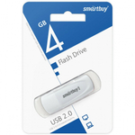 Флеш-накопитель 4 Gb Smartbuy Scout White