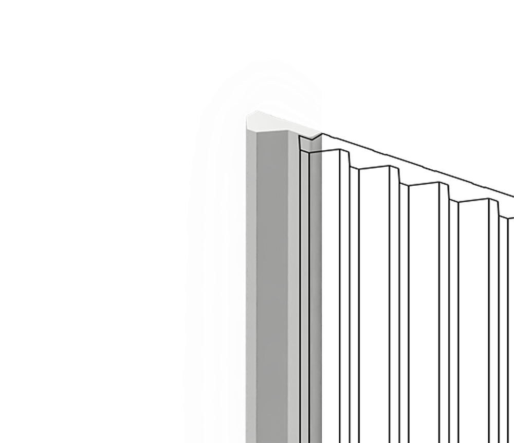 Финишный молдинг HiWood, 270x2,4 см