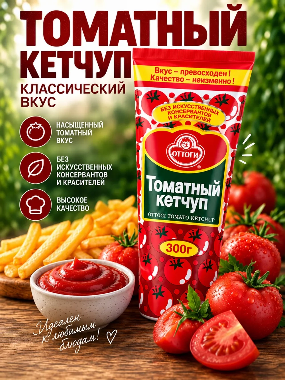 Томатный кетчуп корейский Оттоги 300 г