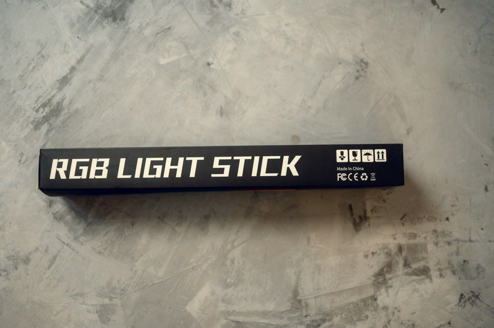 Видеосвет RGB лампа (палка) 50 см с пультом Light Stick LED светодиодный светильник меняющий цвет освещения моделей и предметов для съемки. Товар уцененный