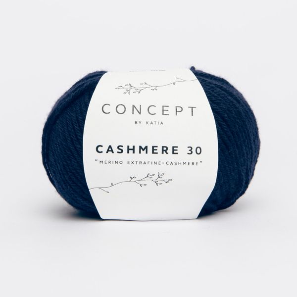 Пряжа Katia (Катя) Cashmere 30 / уп.20 мот. по 25 г, 94 м, 979.210