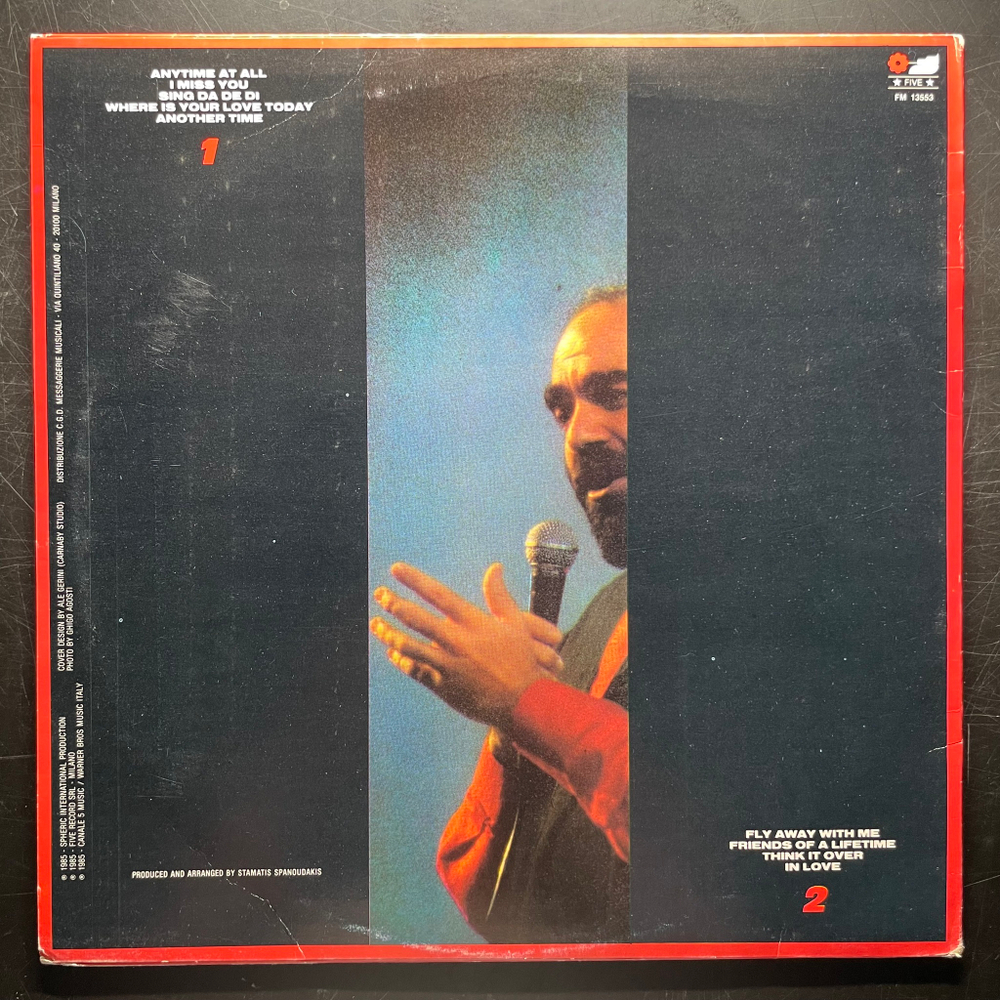 Demis Roussos ‎– Senza Tempo (Италия 1985г.)