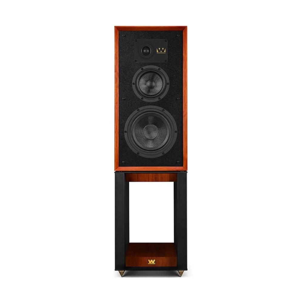 Полочная акустическая система со стойками Wharfedale Super Linton (with stand) Mahogany Red