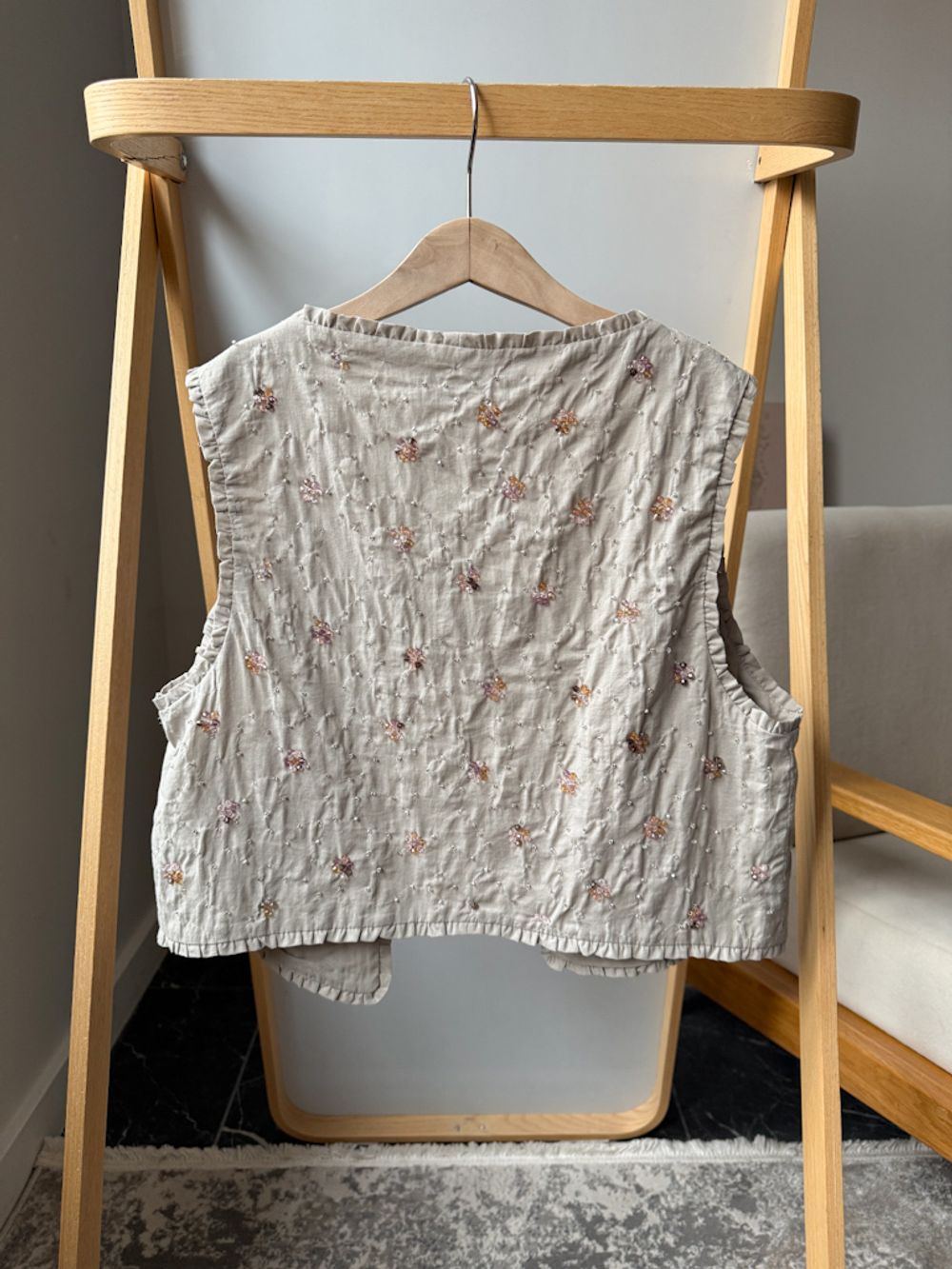 Новый хлопковый жилет Zara, 164