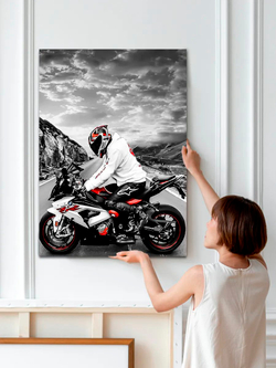Картина "Ducati", для интерьера 50х70см 1шт.