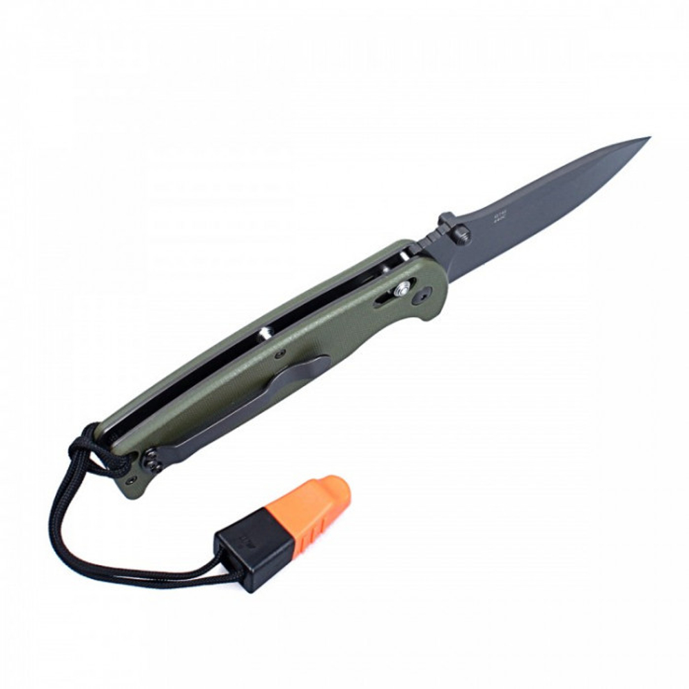 Складной нож Ganzo G7413-WS (оранжевый, черный, зеленый)
