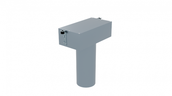 Flexag PCP-125/90x3 пленум вентиляционный потолочный, D125, на 3 выxода, L=300 мм