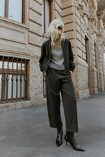 БРЮКИ BARREL В КЛЕТКУ — ZARA