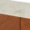 Тумба Adagio 200х52 см, орех, белая керамика
