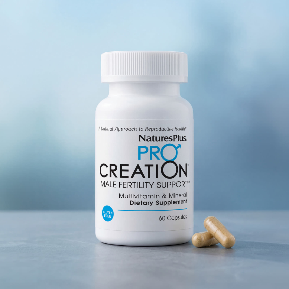 NaturesPlus, ProCreation, поддержка мужской фертильности, 60 капсул