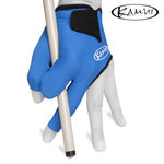 Перчатка для бильярда "Kamui QuickDry Short" синяя/черная левая XS