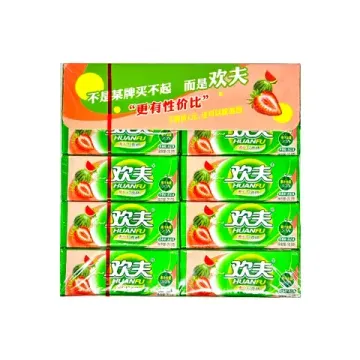 Жевательная резинка HUANFU с арбузно-клубничным вкусом, 24г (Китай)