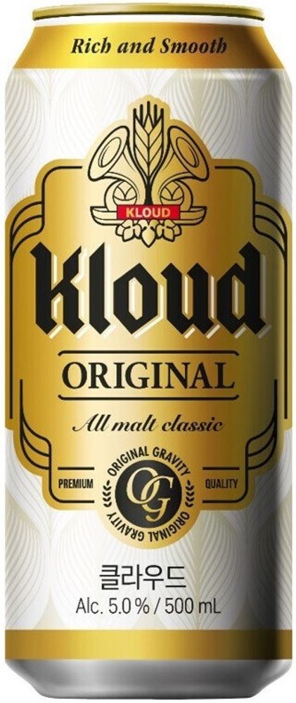 Пиво Клауд Ориджинл / Kloud Original 0.5л - 12шт