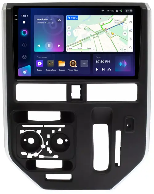 Магнитола для Toyota Tank, Roomy, Daihatsu Thor, Subaru Justy 2016-2020 (кондиционер) - Teyes CC3-2K QLed Android 10, Быстрая, SIM-слот, CarPlay