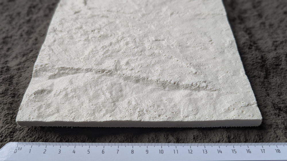 Axe cut stone
