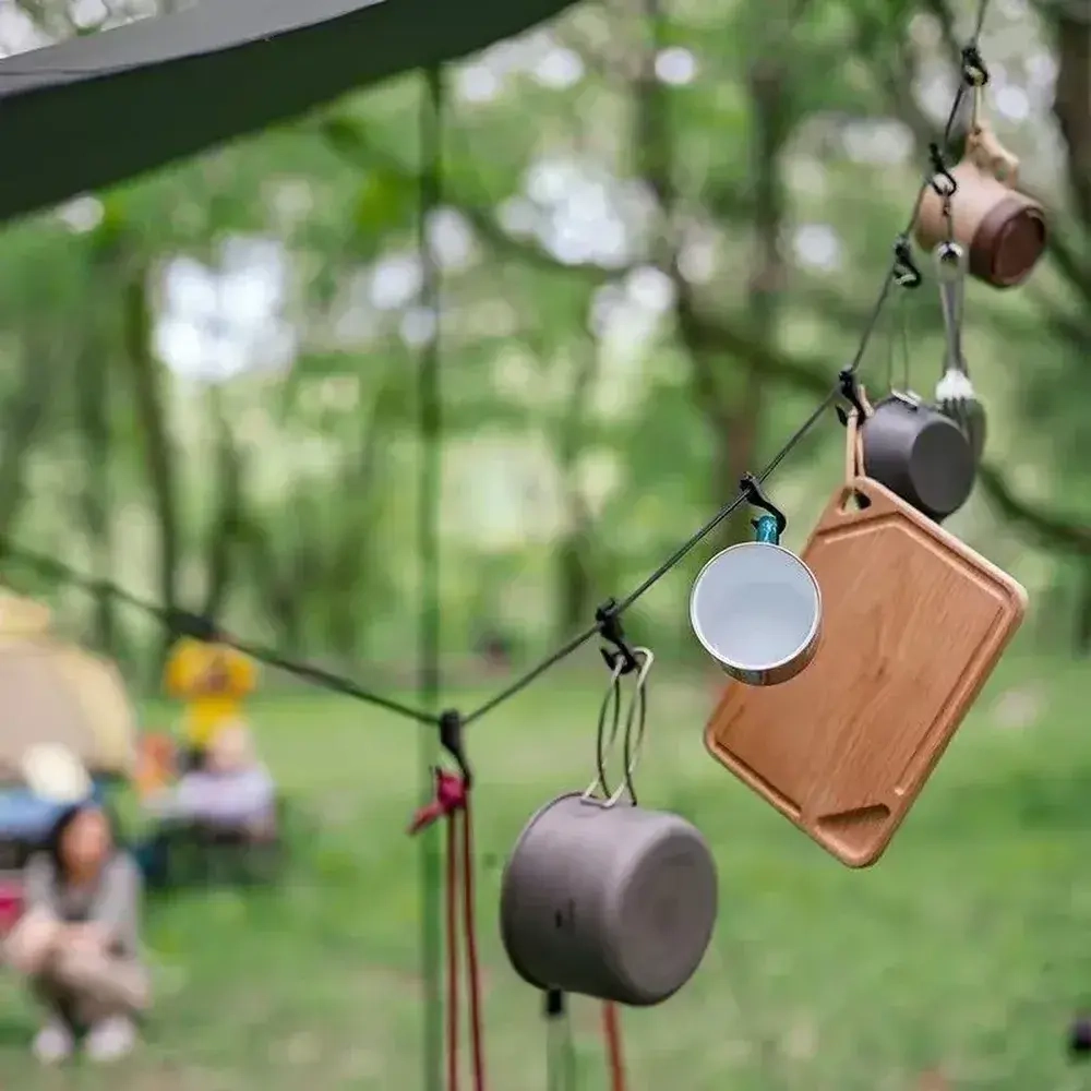 Шнур кемпинговый с крючками и карабином Naturehike NH19PJ040 (4,3m)
