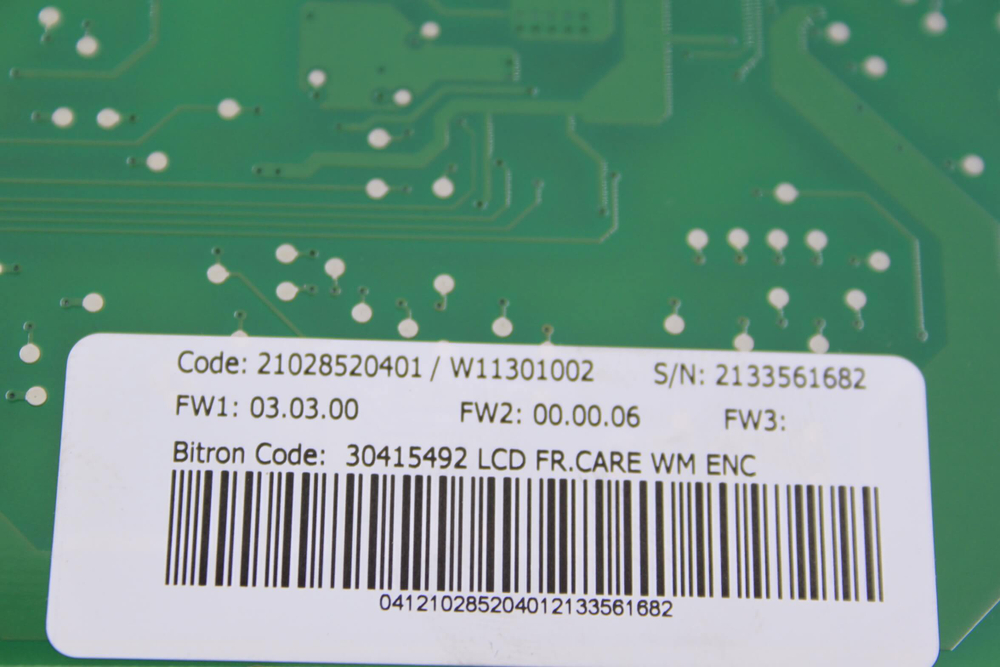 Модуль управления 21501408201 стиральной машины Whirlpool FWSD71283WCV RU
