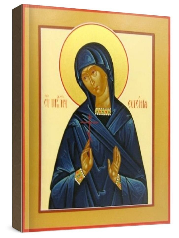Евгения Римская (рукописная икона)