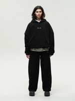 Drawstring Hoodie Black