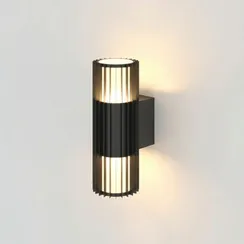 Настенный светильник уличный Entero 35189/W черный Elektrostandard