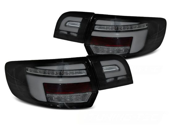 Фонари задние LED BAR BLACK SEQ для AUDI A3 8P 5D 08-12