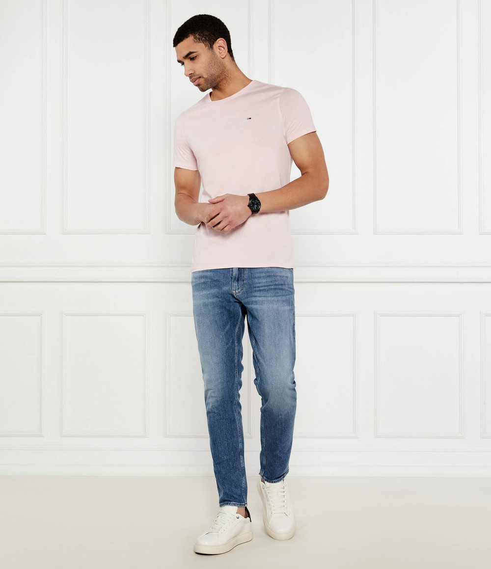 Футболка Tommy Jeans - пудро-розовый(DM0DM04411)